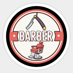 Barber Sticker